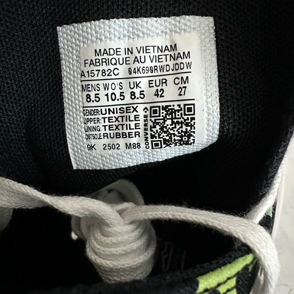 Converse Chuck Taylor All Star Pride Collection Leopard Print Shoes Size 8.5 - Picture 11 of 11